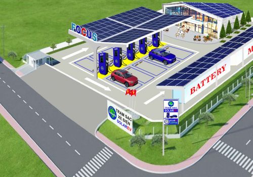 Trạm sạc điện mặt trời